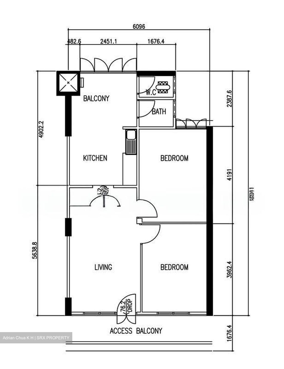 Blk 1 Hougang Avenue 3 (Hougang), HDB 3 Rooms #563499791